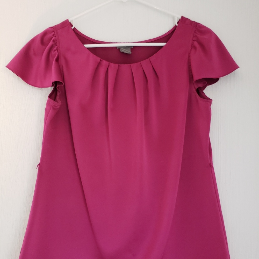 Ann Taylor Silky Shirt ~ 4
